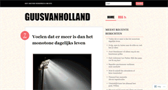 Desktop Screenshot of guusvanholland.com